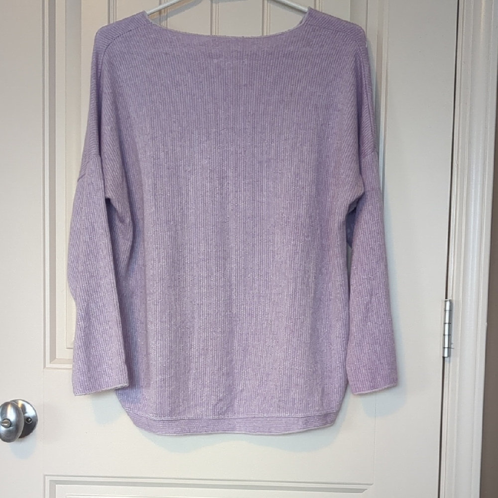 Purple Sweater with White Stars - Picture 4 of 4